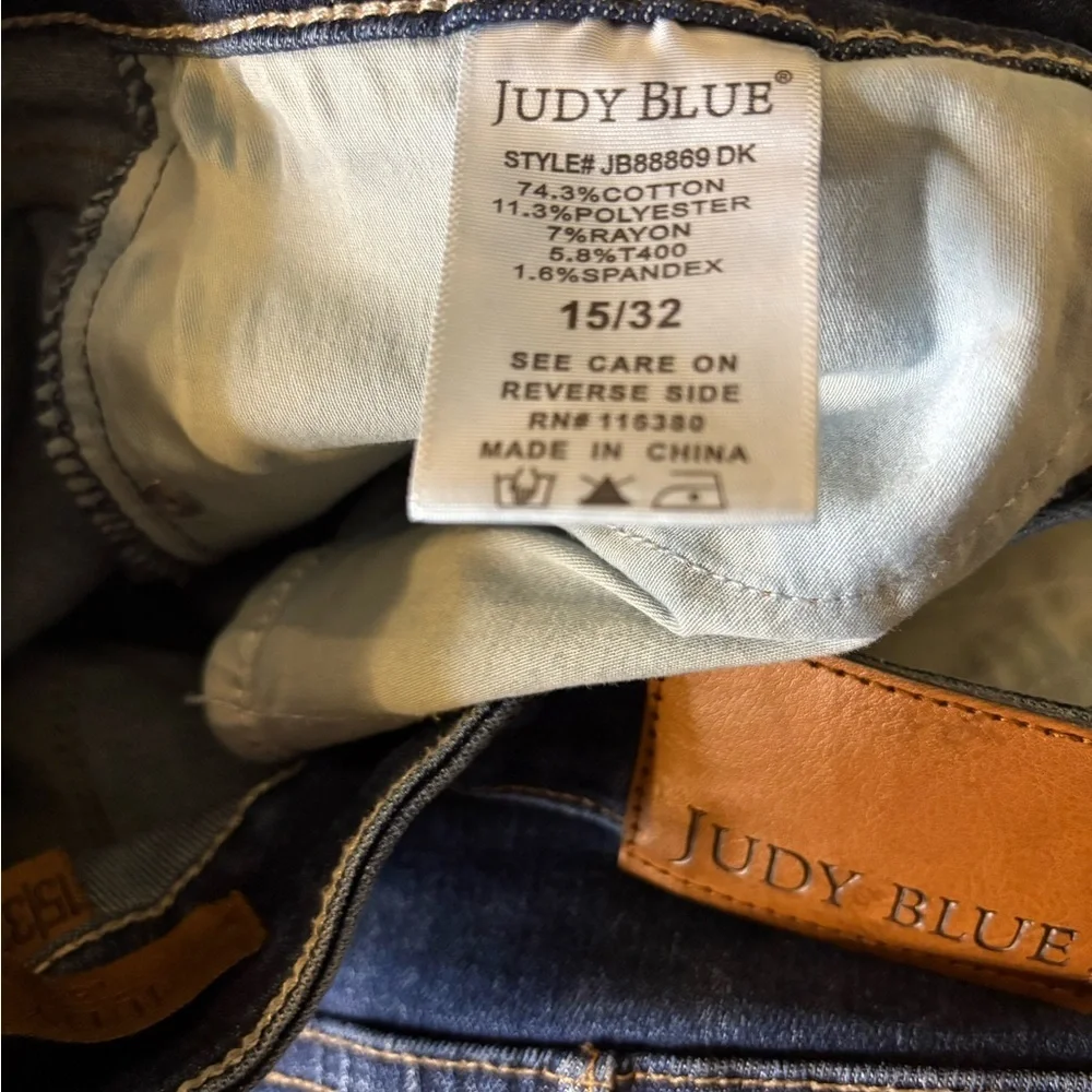 Judy Blue Wide Leg Jeans 15/32 - Picture 9 of 10